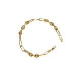 PULSO TEJIDO GUCCI BANANA ORO 18K