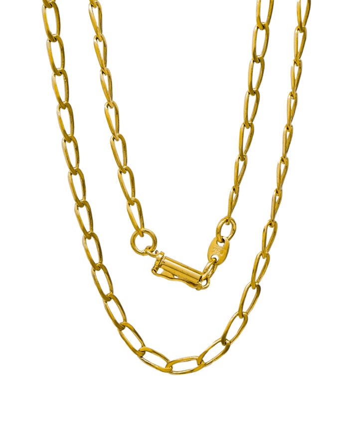 CADENA TEJIDO BANANA MACISA ORO 18K - Image 1