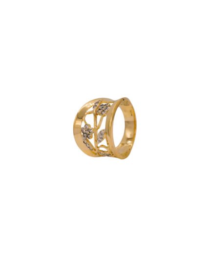 ANILLO PARA DAMA CALADO FLORES ORO 18K