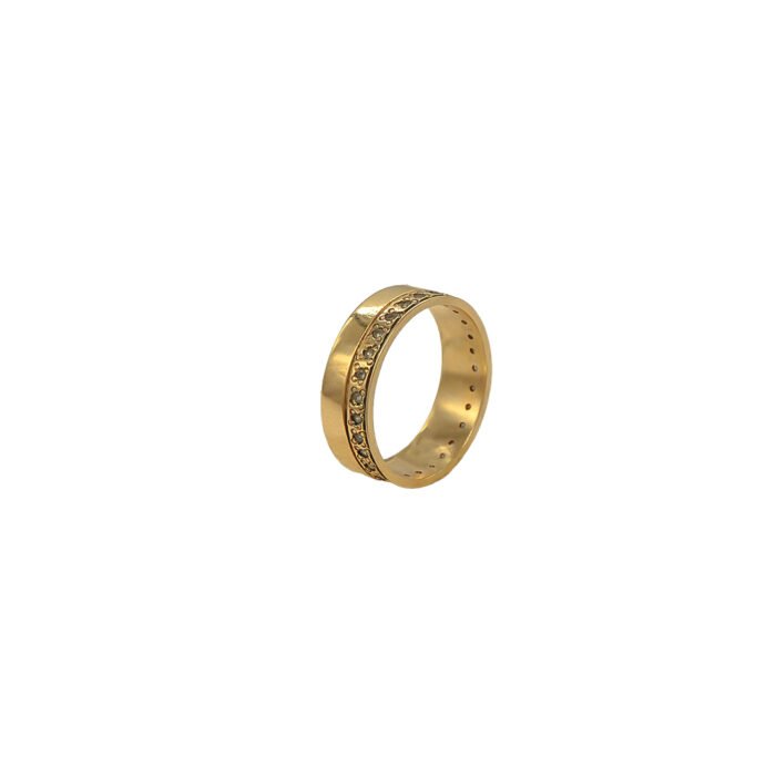 ANILLO MATRIMONIO TENNIS ORO 18K - Image 1