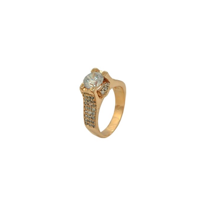 ANILLO PARA DAMA SOLITARIO COLMENAS ORO 18K - Image 1