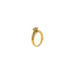 ANILLO PARA DAMA SOLITARIO PIEDRAS ORO 18K