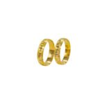 ANILLO MATRIMONIO DIAMANTADO ORO 18K