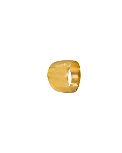 ANILLO PARA DAMA DEGRADE LISO ORO 18K
