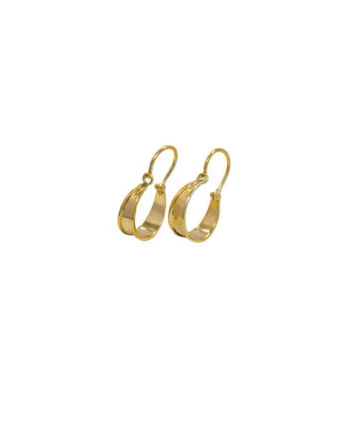 ARETES CANDONGAS PEQUEÑAS ORO 18K - Image 1
