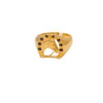 ANILLO HERRADURA 18K