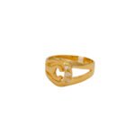 ANILLO DE GRADO LETRA C 18K