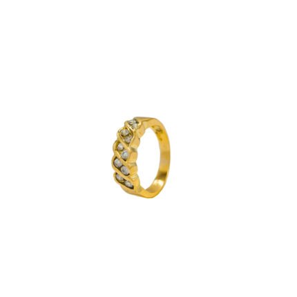 ANILLO PARA DAMA REGLETA TRENZADO ORO 18K