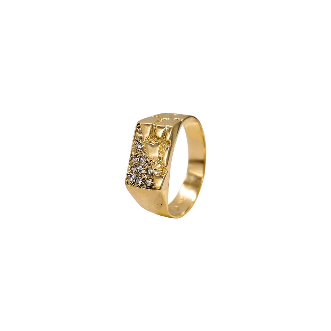 1515512.webp ANILLO PARA HOMBRE BARROCO PIEDRAS ORO 18K - Image 1
