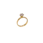 ANILLO PARA DAMA SOLITARIO ORO 18K