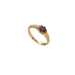 ANILLO PARA DAMA FLOR ORO 18K