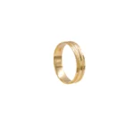 ANILLO MATRIMONIO DIAMANTADO ORO 18K