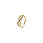 ANILLO CALADO INFINITO ORO 18K