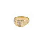 ANILLO PARA HOMBRE COLMENA ORO 18K