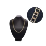 CADENA TEJIDO ESCALERA MACISA LARGA ORO 18K