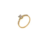 ANILLO PARA DAMA REGLETA ORO 18K
