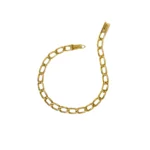 PULSO TEJIDO BANANA MACISO ORO 18K