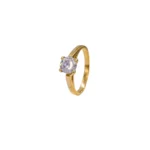 ANILLO SOLITARIO ORO 18K