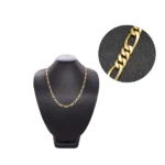 CADENA TEJIDO TRES POR UNO MACISA ORO 18K