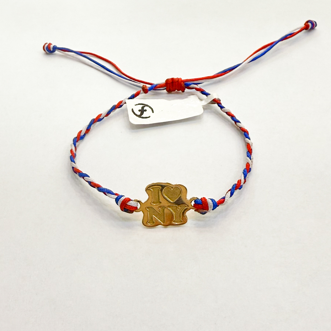 1902353.webp PULSO TEJIDO CON DIJE I LOVE NEW YORK 18K - Image 1