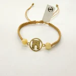 PULSO TEJIDO CON DIJE CATEDRAL 18K