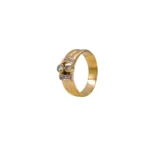 ANILLO PARA DAMA PIEDRAS CALADO ORO 18K