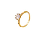 ANILLO PARA DAMA SOLITARIO PIEDRAS ORO 18K