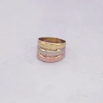 ANILLO PARA DAMA TRES OROS 18K
