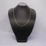 CADENA TEJIDO ESCALERA MACISA LARGA ORO 18K