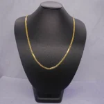 CADENA TEJIDO CHINO BARRAS ORO 18K