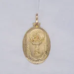 DIJE MEDALLA DIVINO NIÑO ORO 18K