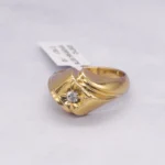 ANILLO PARA HOMBRE PIEDRA ORO 18K