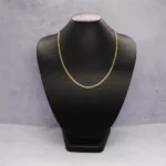 CADENA TEJIDO CUBANA MACISA ORO 18K