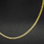 CADENA TEJIDO CUBANA MACISA ORO 18K - Image 2