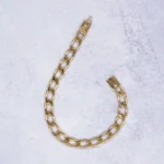 PULSO TEJIDO BANANA MACISO ORO 18K