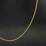 CADENA TEJIDO CORDON SALOMONICO ORO 18K - Image 2