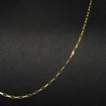 CADENA TEJIDO ANCORA ORO 18K - Image 2