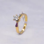 ANILLO PARA DAMA COMPROMISO ORO 18K