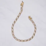 PULSO TEJIDO BANANA ORO 18K