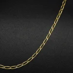 CADENA TEJIDO BANANA LARGA ORO 18K - Image 2