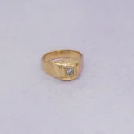 ANILLO PARA HOMBRE PIEDRA ORO 18K