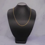 CADENA TEJIDO CORDON SALOMONICO ORO 18K