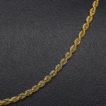 CADENA TEJIDO CORDON SALOMONICO ORO 18K - Image 2