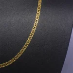 CADENA TEJIDO ESCALERA ORO 18K - Image 2