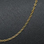 CADENA TEJIDO ROLÓN CORTA ORO 18K - Image 2