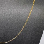 CADENA TEJIDO TRES POR UNO FINA ORO 18K - Image 2