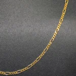 CADENA TEJIDO TRES POR UNO MACIZA ORO 18K - Image 2