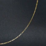 CADENA TEJIDO TRES POR UNO FINA ORO 18K - Image 2