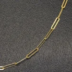 CADENA TEJIDO BANANA LARGA ORO 18K - Image 2