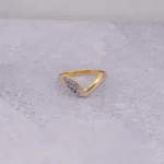 ANILLO PARA DAMA V COLMENA ORO 18K